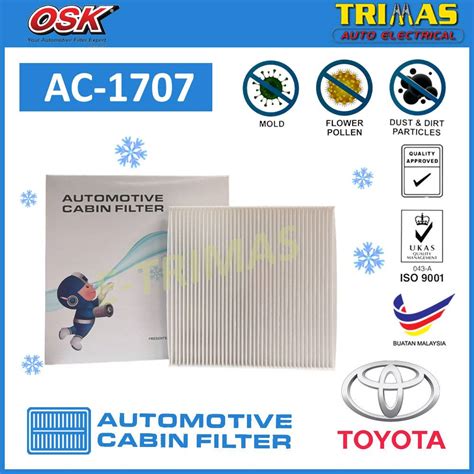 OSK Cabin Filter Toyota Vios Camry Alphard Vellfire Estima FJ Cruiser