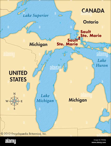 Sault Ste Marie Map Damita Olivie