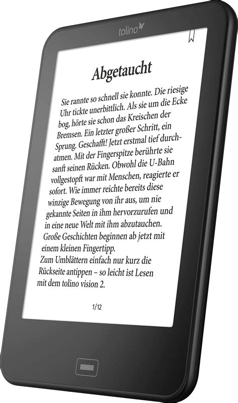 tolino vision 2 eBook-Reader jetzt bei Weltbild.de bestellen