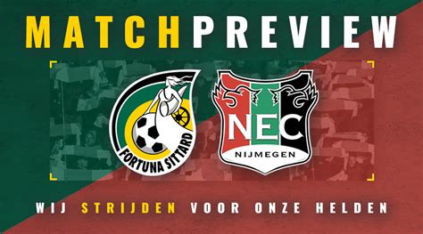 Preview Fortuna Sittard Nec Nijmegen Fortuna Supporters Collectief