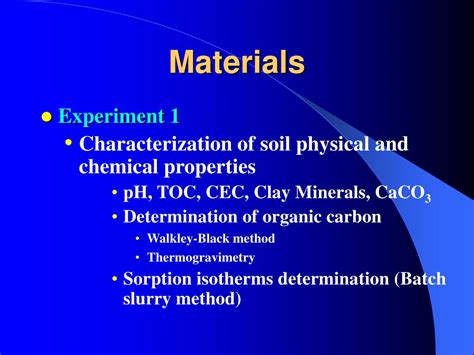 Ppt Characterization Of Sorption And Degradation Of Organic