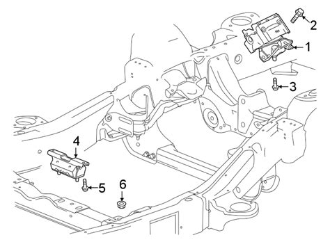 Chevrolet Suburban Automatic Transmission Mount 85154277 Stingray