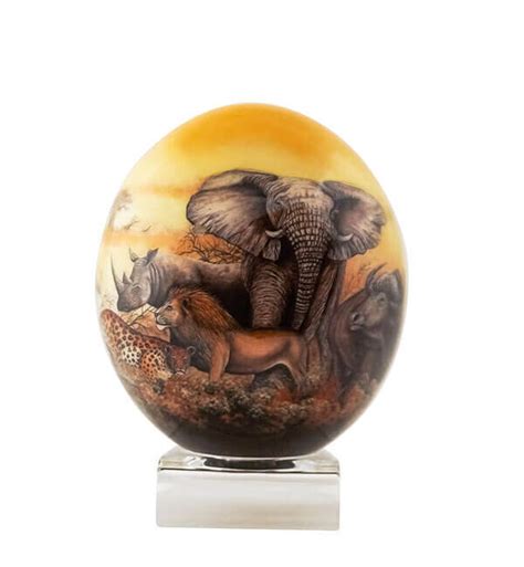 Ostrich eggs painting in Cape Town, South Africa - Maiden Africa Shop