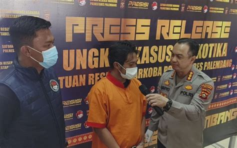 Satresnarkoba Polrestabes Palembang Gagalkan Pengiriman Kilogram