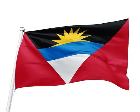 Premium PSD Flag Of The Country Of Antigua And Barbuda