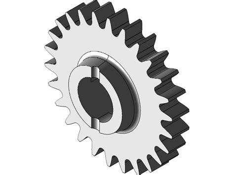 Simple Gear Train 3d Cad Model Library Grabcad