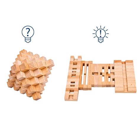 Z Cube Classic 3d Wooden Puzzle Lock Toys Cube Gam Grandado