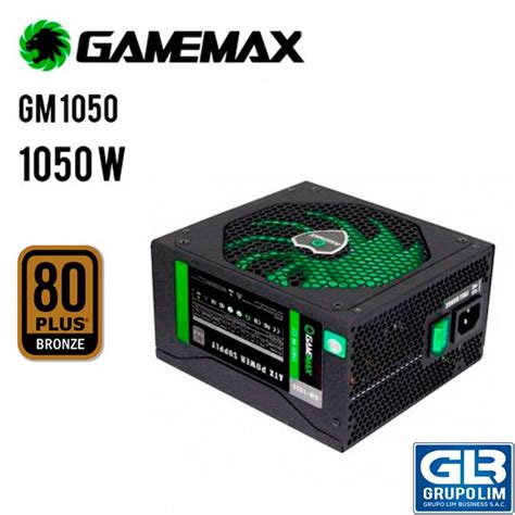 FUENTE DE PODER GAMEMAX (GM-1050) 1050W | 80 PLUS BRONZE | Grupo Lim