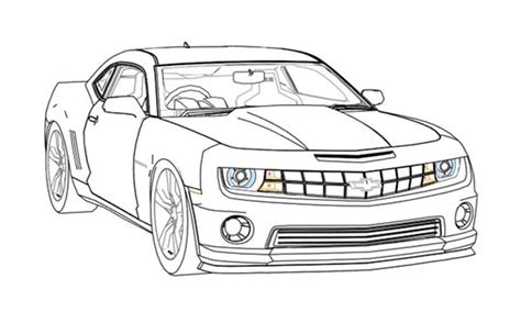 Descubrir 57 Imagen Camaro Bumblebee Para Colorear Abzlocalmx