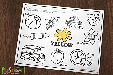 Free Printable Color Worksheets For Kids