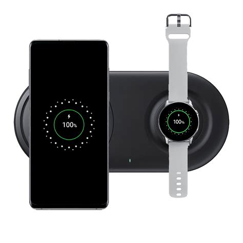 Official Samsung Qi Wireless Fast Charging 2.0 Duo Pad - Black