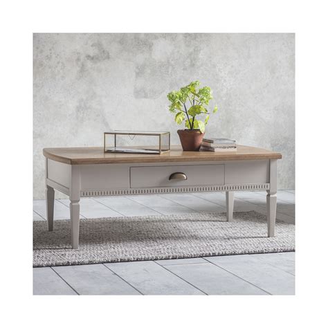 Taupe 1 Drawer Coffee Table - Caspian House - Furniture123