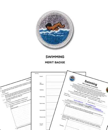 Swimming Merit Badge Requirements