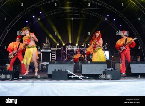 London UK 21st Sep 2013 Bikini Beach Band Live On Stage At The Experience A Different Side