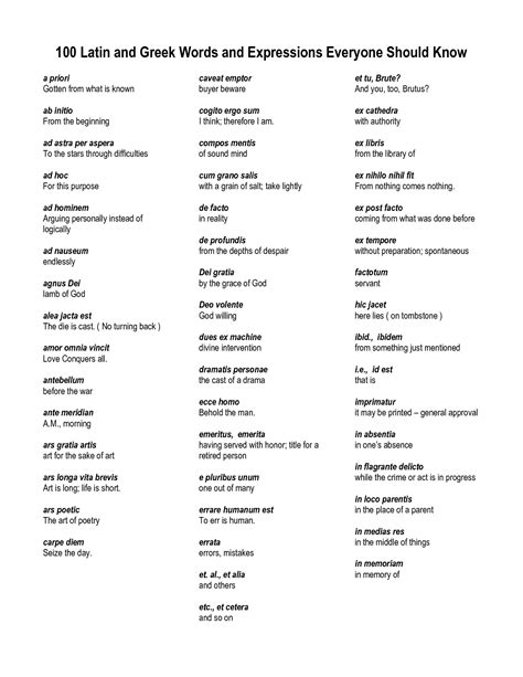 Latin Tattoos And Meanings