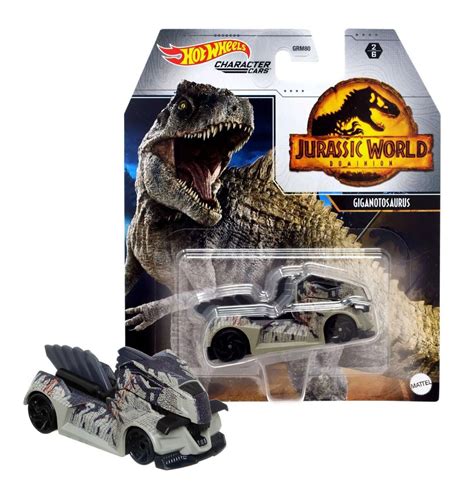 Hot Wheels Jurassic World Dominion Giganotosaurus Character Cars Mint On Card Contemporary
