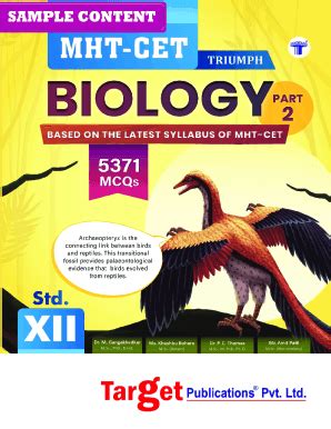 Fillable Online Sample Pdf Of Mht Cet Triumph Biology Part 2 Book