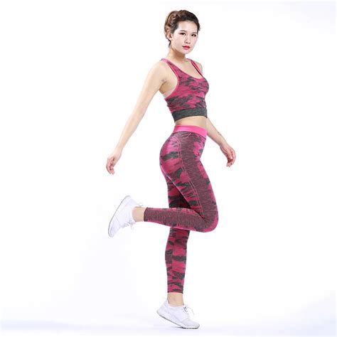 2017 Women Yoga Sets Fitness Bra Pants Leggings Set Gym Workout Sexy