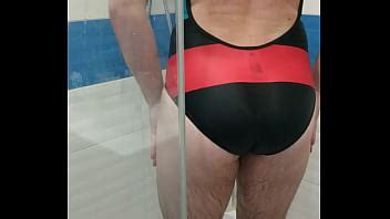 Tranny Wearing Adidas One Piece Swimsuit And Teasing Xvideos