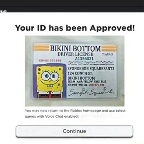 Your ID Has Been Approved BIKINI BOTTOM DRIVER LICENSE Cuss A1356021 SPONGEBOB SQUAREPANTS 124