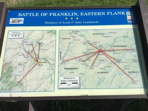 Battle Of Franklin Eastern Flank Marker Click For Full Size