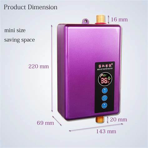 Fresh Design Tankless Instant Hot Electric Water Heater Automatic Electric Water Heater For
