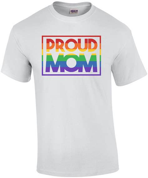Proud Mom Gay Pride T Shirt
