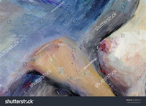 Fragment Oil Painting Naked Woman Stock Illustration 403868575 Shutterstock