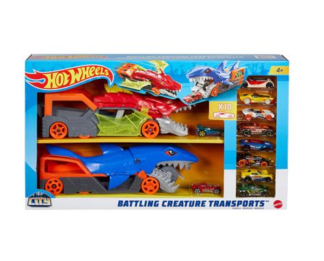 Hot Wheels Vehículos de Criaturas de Batalla en la Ciudad Nuevo