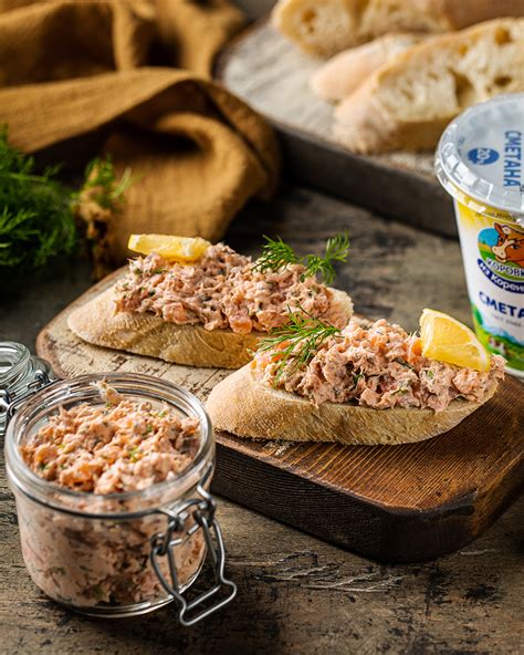 Риет из лосося со сметаной - рецепт с фото и видео