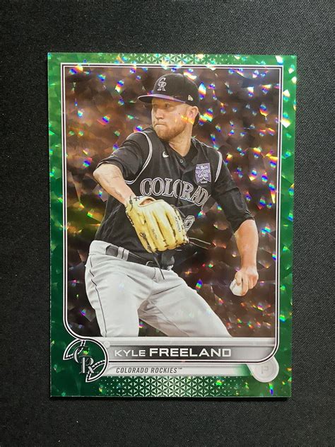 Kyle Freeland Topps Series Green Foil Colorado Rockies