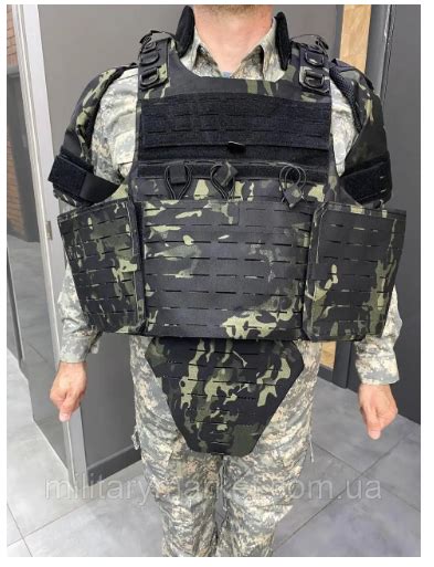 Купити Плитоноска бронежилет Yakeda Black Camo большого размера, на ...