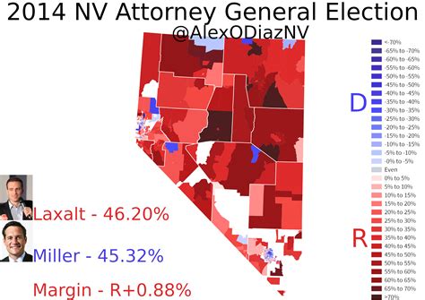 2014 Nevada Attorney General Election Results by County & Precinct ...