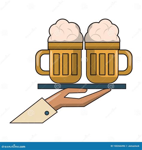 Beverage Liqueur And Drink Cartoon Vector Illustration Cartoondealer