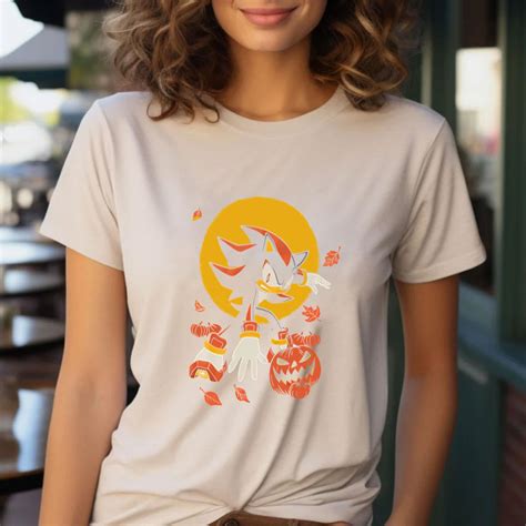 Sonic The Hedgehog Shadow Pumpkin T Shirt