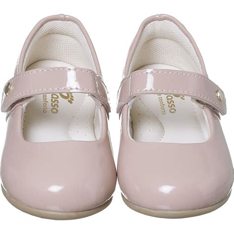 Sapatilha Infantil Ortopasso Love Menina Verniz Nude B Sica