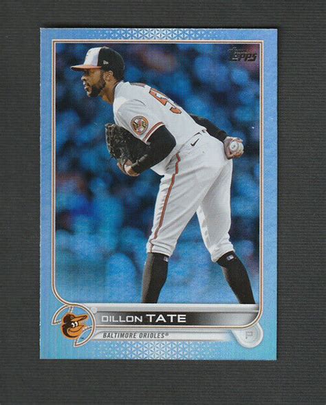 Topps Update Dillon Tate Rainbow Foil Us Baltimore Orioles Ebay