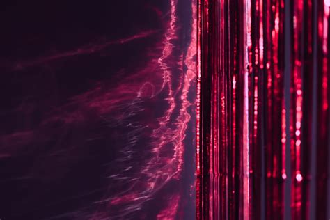 Red Lights Reflection From Red Surface · Free Stock Photo