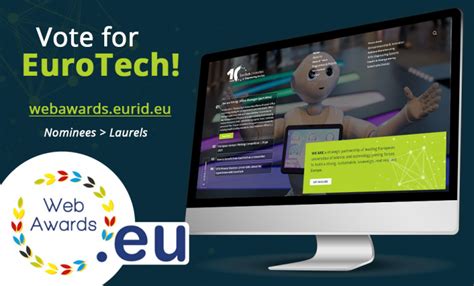 Vote For Us In The 2021 Eu Web Awards Eurotech Universities Alliance