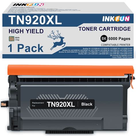 Brother Genuine TN920 / TN920XL / TN920XXL Monochrome Laser Toner — Black, TAA-Compliant Agency Supply (GOV-TAA) (TN920-BK-TAA-GOV-GOV-TAA)