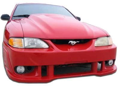 Ford Mustang Spy Style Kbd Urethane Front Body Kit Bumper