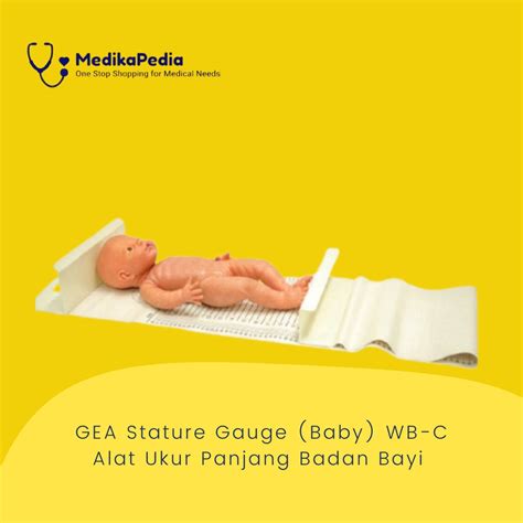 Jual Alat Ukur Panjang Badan Bayi Gea Wbc Tinggi Badan Wb C Stature