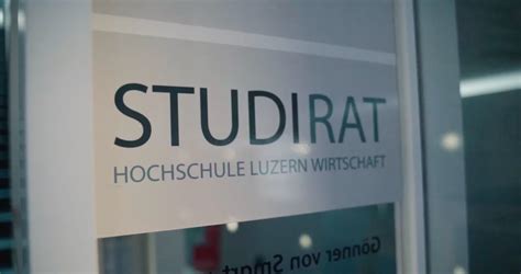 Support Connect Entertain Der HSLU W Studirat Stellt Sich Vor