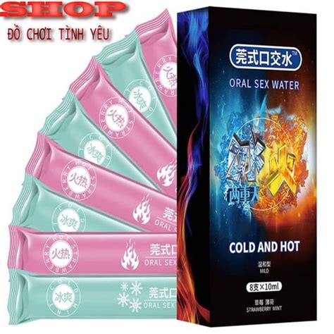 Nước tình yêu băng lửa Oral Sex Water Set cặp nóng lạnh