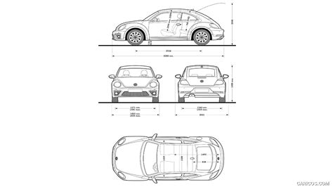 2017 Volkswagen Beetle Coupe | Dimensions