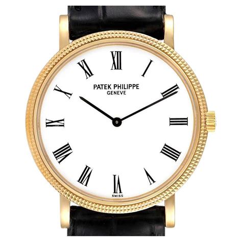 Patek Philippe Calatrava 2555 Unisex Watch In Yellow Gold For Sale At