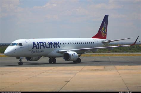 Airlink South Africa Embraer 190195 Zs Yaf Photo 76437 Airfleets