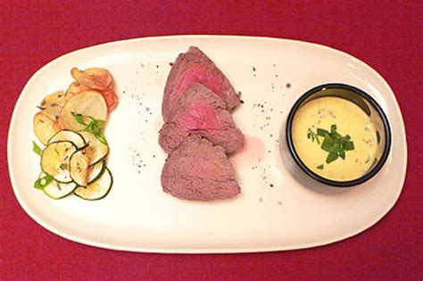 Chateaubriand Mit Gem Sechips Und Sauce Bearnaise Rezept Kochbar De