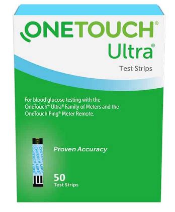 Lifescan One Touch Ultra Retail 50 Test Strips Sterling Distributors