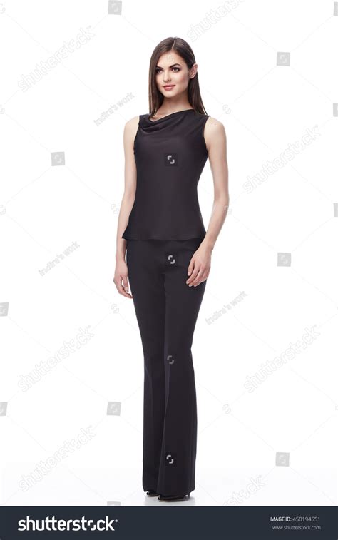 Beautiful Glamour Sexy Woman Dark Brunette Stock Photo Shutterstock